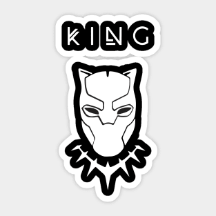 The Panther King Sticker